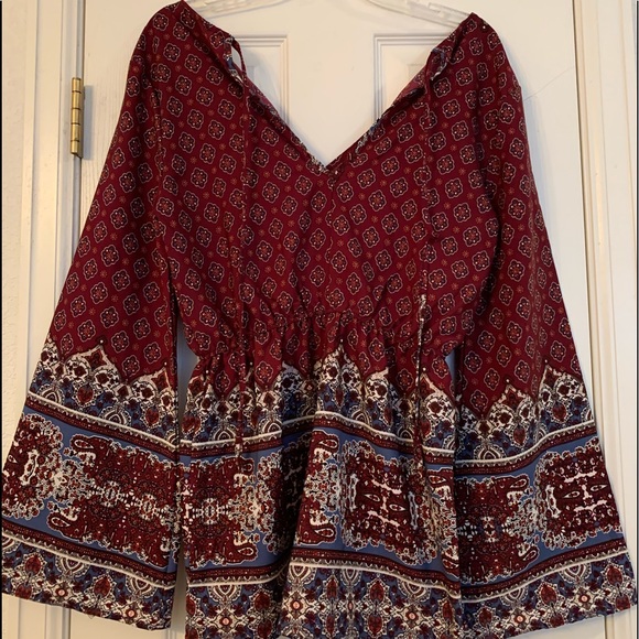 Patterned Romper - Picture 2 of 2